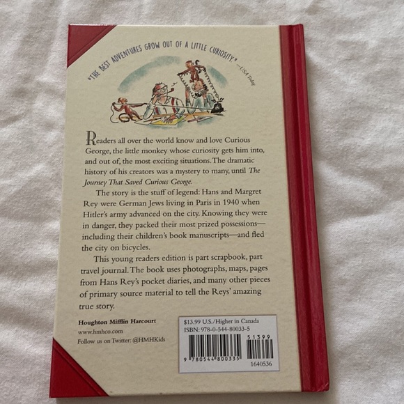 The Journey That Saved Curious George by Louise Borden - Picture 2 of 4